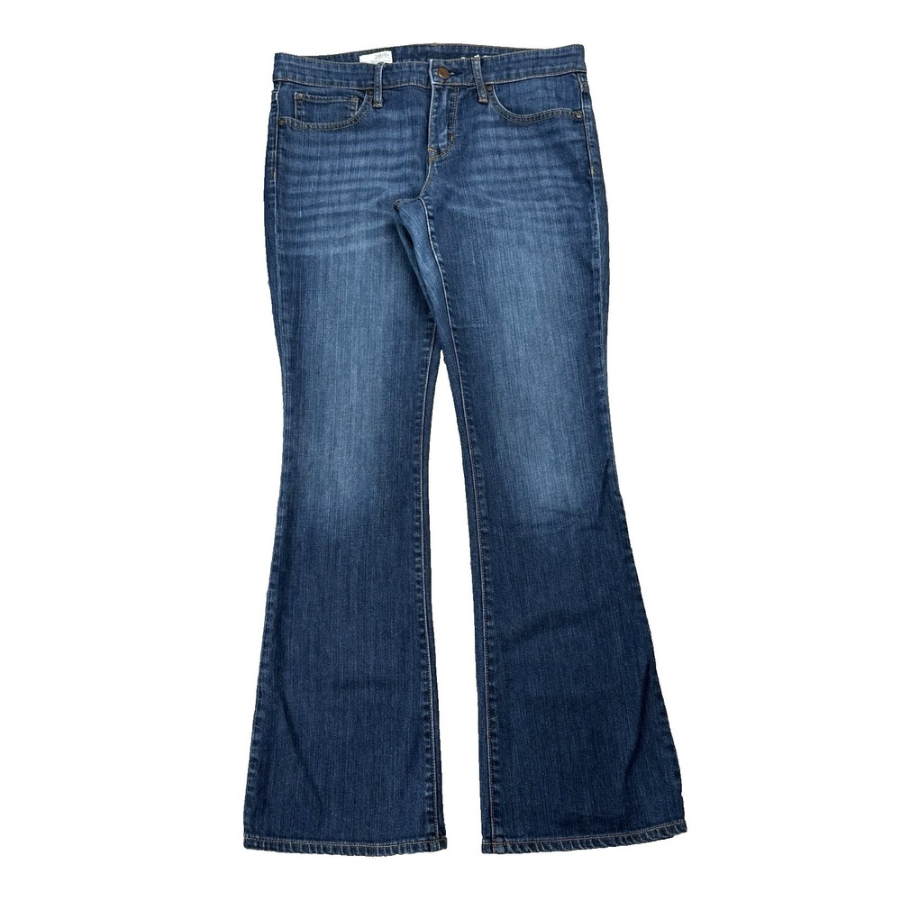 Gap 1969 Curvy Boot Cut Jeans Women 28 R Mid Rise Western Topaz Blue 32" Inseam